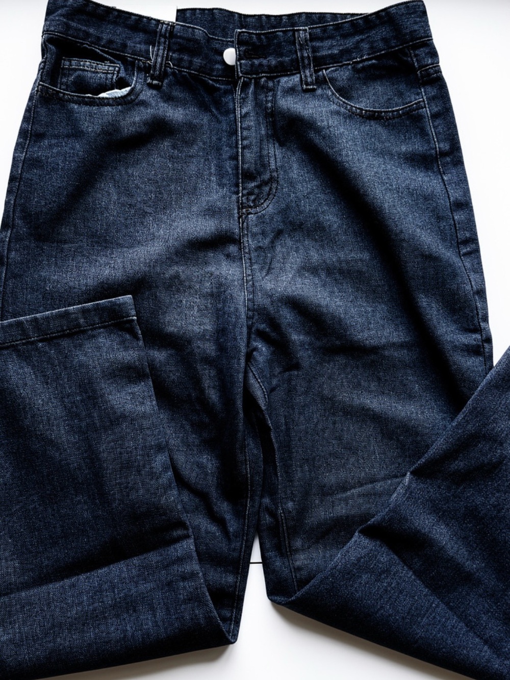 Dark Wash Straight Leg Jeans